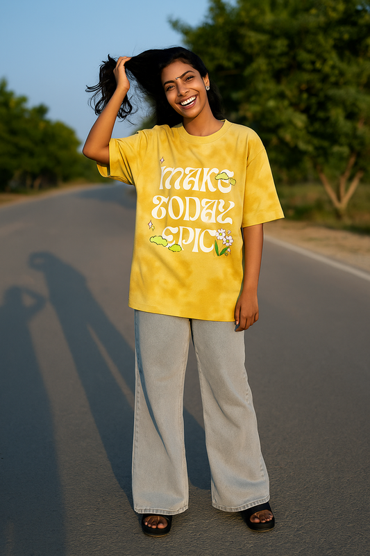 Unisex Tie Dye Oversized T-Shirt - Epic tag0