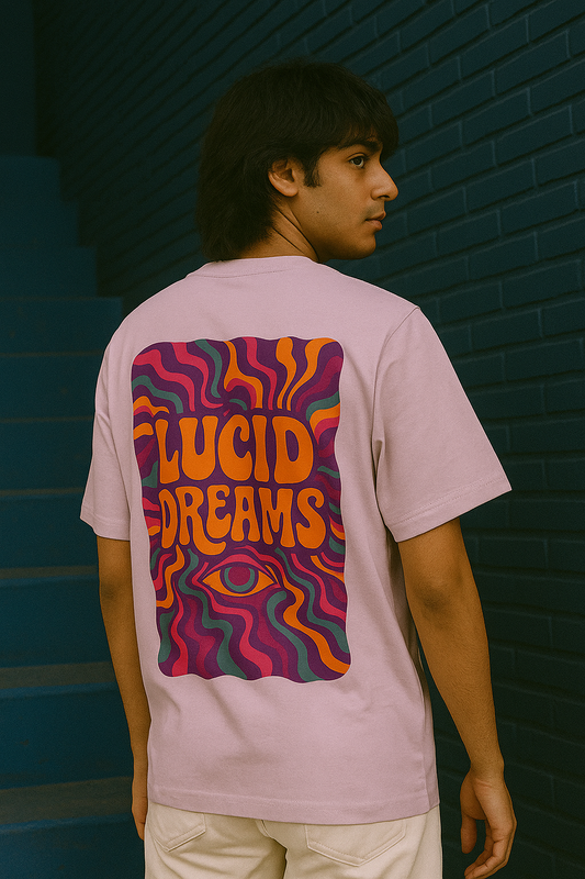 Unisex Oversized T-Shirt - Lucid Dreams tag0