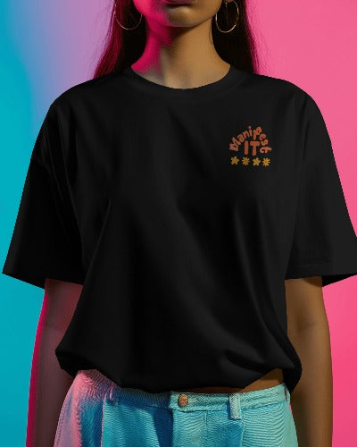 Unisex Oversized T-Shirt - Manifest It tag0